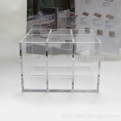Acrylic counter cosmetic displays rack for retail stores